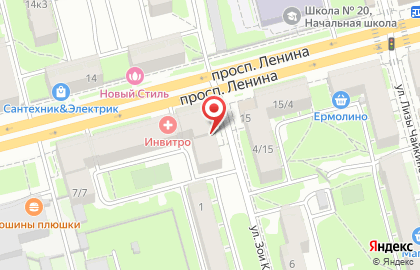 Художественная школа им. В.А. Серова на проспекте Ленина на карте