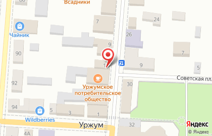 Магазин автозапчастей Автодеталь на Советской улице на карте