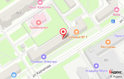 Прачечная в Санкт-Петербурге на карте
