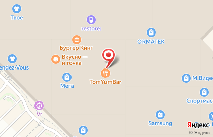 Кафе и служба доставки паназиатской кухни TomYumBar в Кировском районе на карте