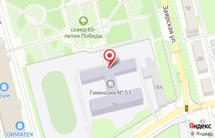 Гимназия №53 в Нижнем Новгороде на карте