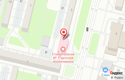Поликлиника Детская стоматологическая поликлиника в Ханты-Мансийске на карте