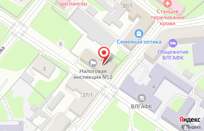 Межрайонная ИФНС России №2 по Псковской области на улице Тимирязева на карте