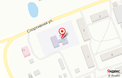Детский сад пос. Бег на карте