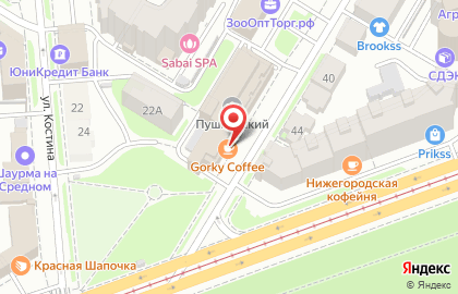 Кофейня Gorky coffee на карте