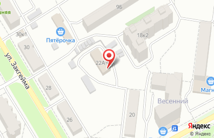 Центр социального обслуживания граждан пожилого возраста и инвалидов в Ярославле на карте