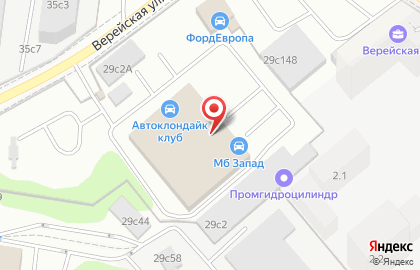 ООО АМТ-диагностика на Верейской улице на карте