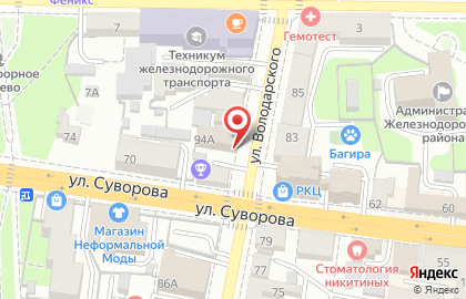 Агентство Кадастровых Работ на улице Володарского на карте