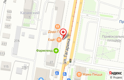 Ещё кусочек на улице Гагарина на карте