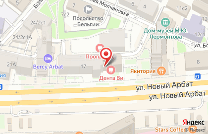 Центр танца Тимофеевой на улице Новый Арбат на карте