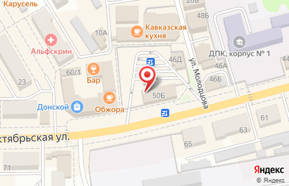 Магазин Сластёна на Октябрьской улице на карте