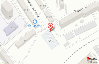 Автостоянка в Саратове на карте