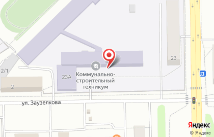 Столовая Ккст на улице Тухачевского на карте