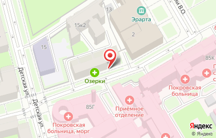 Аптека ЗАО Медея на Детской улице на карте