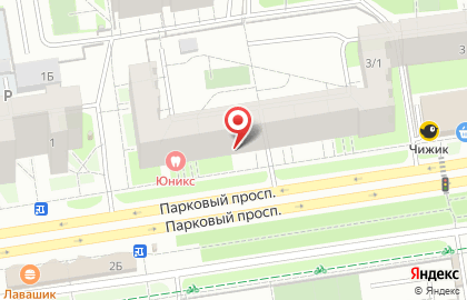 Парикмахерская Family на Парковом проспекте на карте