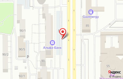 Автостоянка в Челябинске на карте