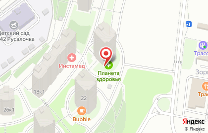 Аптека Планета Здоровья на улице Курыжова, 20 в Домодедово на карте