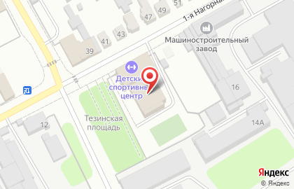 Детский оздоровительно-образовательный спортивный центр Детский оздоровительно-образовательный спортивный центр на 1-ой Нагорной улице на карте