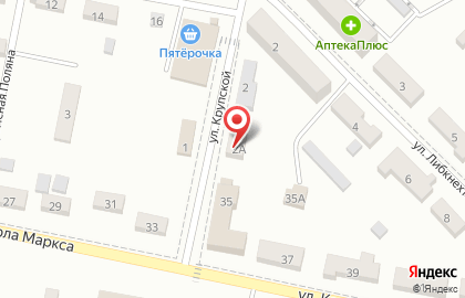 Магазин разливных напитков Таверна на улице Крупской на карте