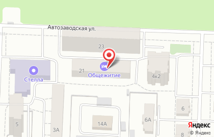 Гостиница-общежитие, Ярославского гостиничного и строительного сервиса на карте