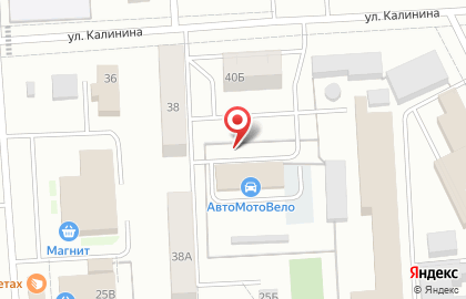 Волна на Калинина на карте