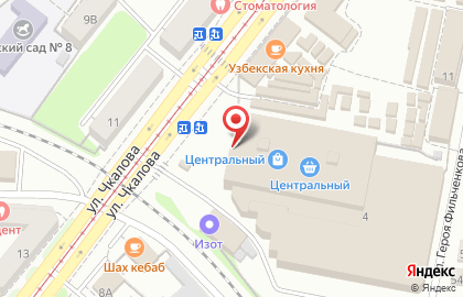 Сервисный центр Drinwer на улице Чкалова на карте