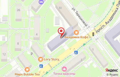 Издательство, СО РАН на Морском проспекте на карте