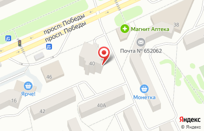 Учебный центр в Кемерово на карте