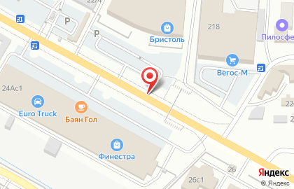 Шиномонтажная мастерская в Центральном районе на карте