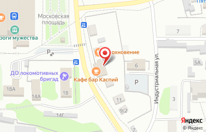Кафе-бар Каспий на улице Победы на карте