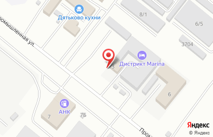 Рекламно-производственная компания арт Мастер на Промышленной улице на карте
