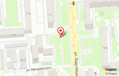 Автостоянка на ул. Ладо Кецховели, 71/1 на карте