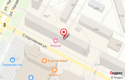 Мебельный салон на Спортивной улице на карте