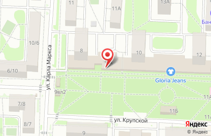 Ветеринарная аптека Дикси на улице Крупской в Балашихе на карте