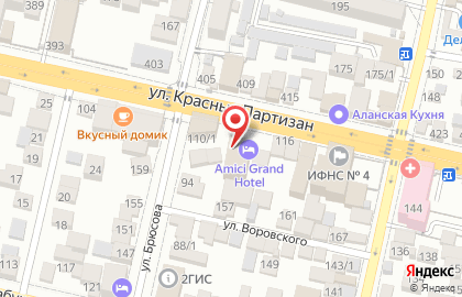 Гостинично-ресторанный комплекс Amici Grand Hotel на карте