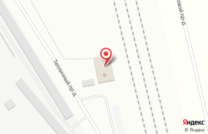 Северодвинск, железнодорожная станция на карте