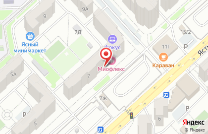 Языковая школа Lingua City в Советском районе на карте
