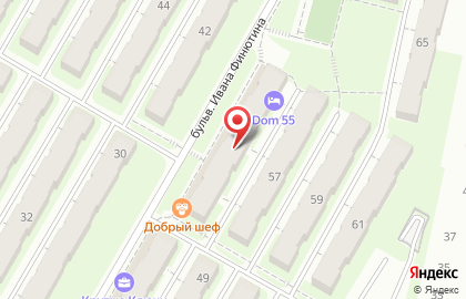 Салон красоты Ваш Парикмахер на бульваре Ивана Финютина на карте