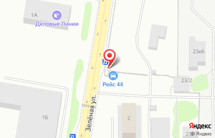 Торгово-сервисная компания Reysexpert на Зелёной улице на карте