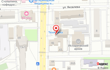 Кафе быстрого питания Еда тут на улице Орджоникидзе на карте