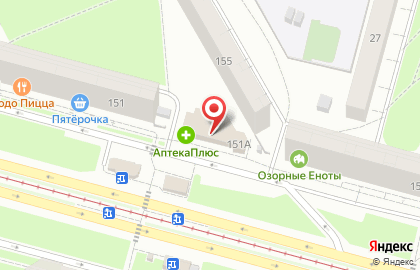 Торговый центр Аврора на проспекте Победы на карте