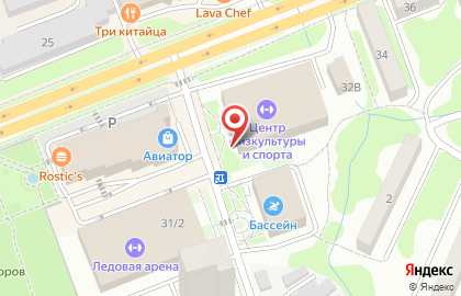 Детская футбольная школа Штурм на карте