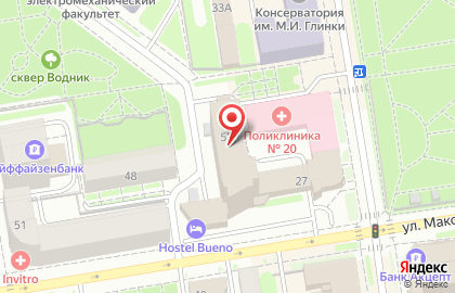 Энвижн-Сибирь на улице Максима Горького на карте
