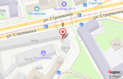Аста на улице Стромынка на карте