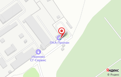Заправочная станция Ока-Пропан в Иваново на карте
