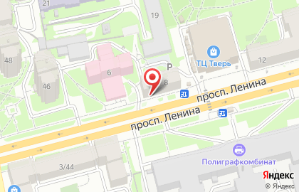 Аптека Сияние в Твери на карте