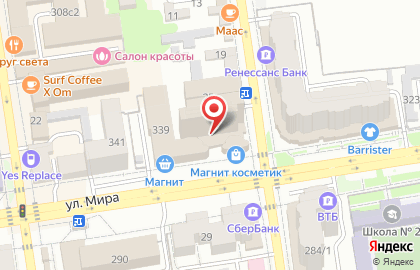 Фирма Август на улице Мира на карте