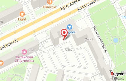 ТТК на Кутузовском проспекте на карте