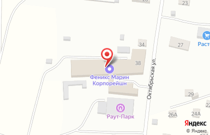 Загородный на Октябрьской улице на карте