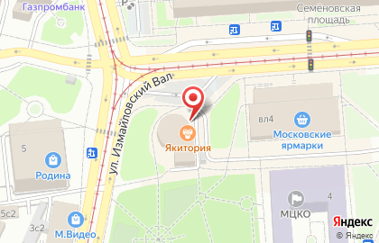 Банкомат Национальный стандарт на Семёновской набережной на карте